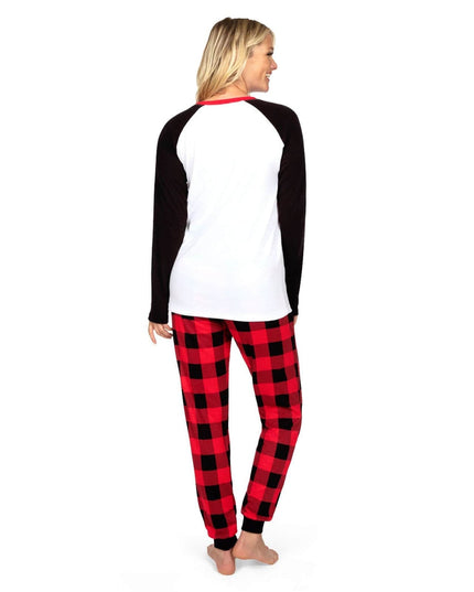Women's Team Santa Crew Neck Pajama Set