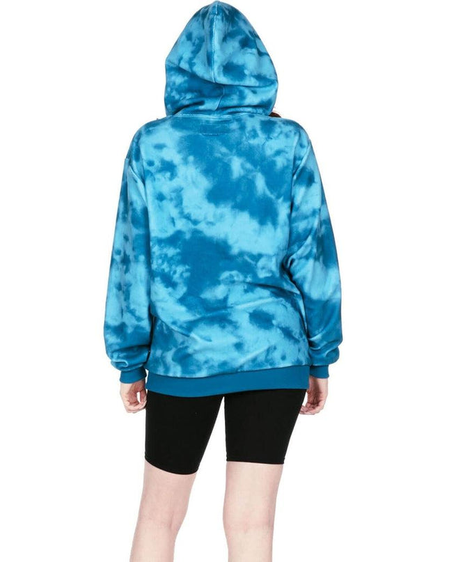 Women's Deep Blue Fleece Hoodie