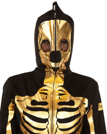 Women's Gold Skeleton Costume