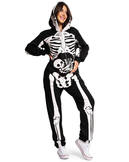 Women's Pregnant Skeleton Maternity Costume