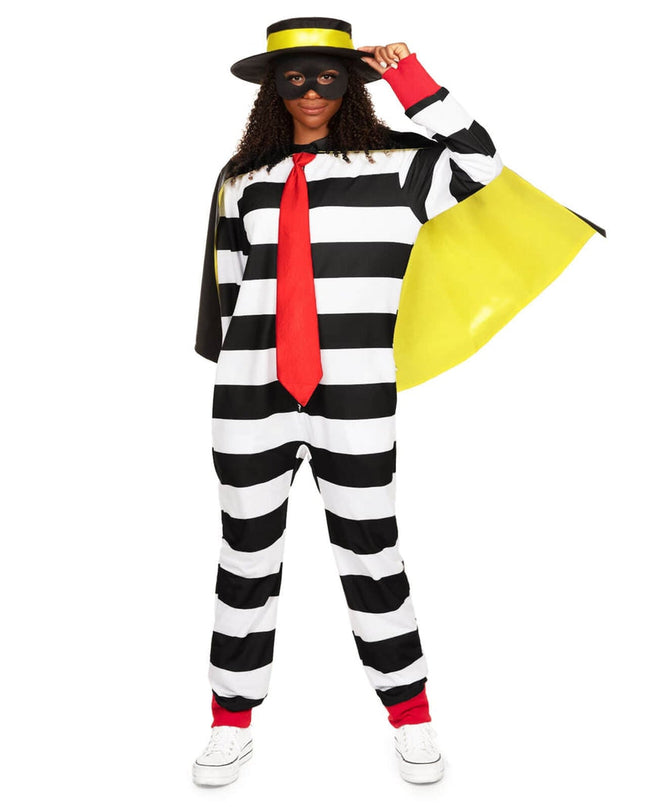 Women's Hamburger Thief Costume