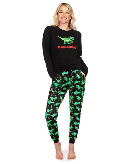 Women's Mamasarus Crew Neck Pajama Set