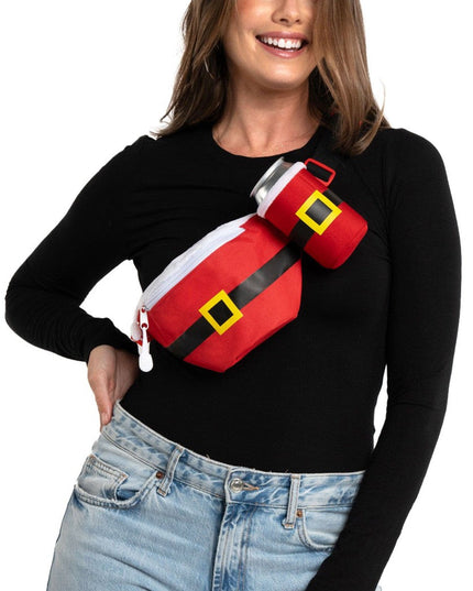 Santa Claus Fanny Pack with Drink Holder