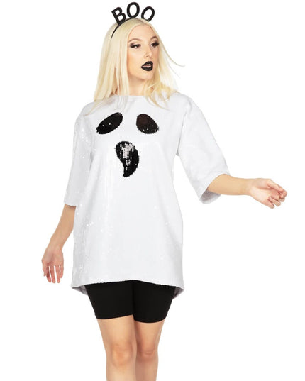 Sequined Ghost Costume Dress