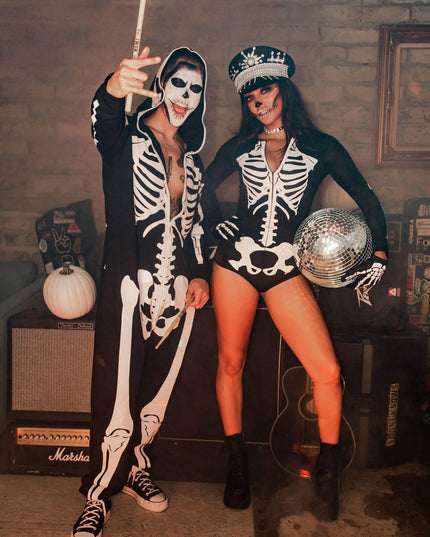 Sexy Skeleton Bodysuit Costume