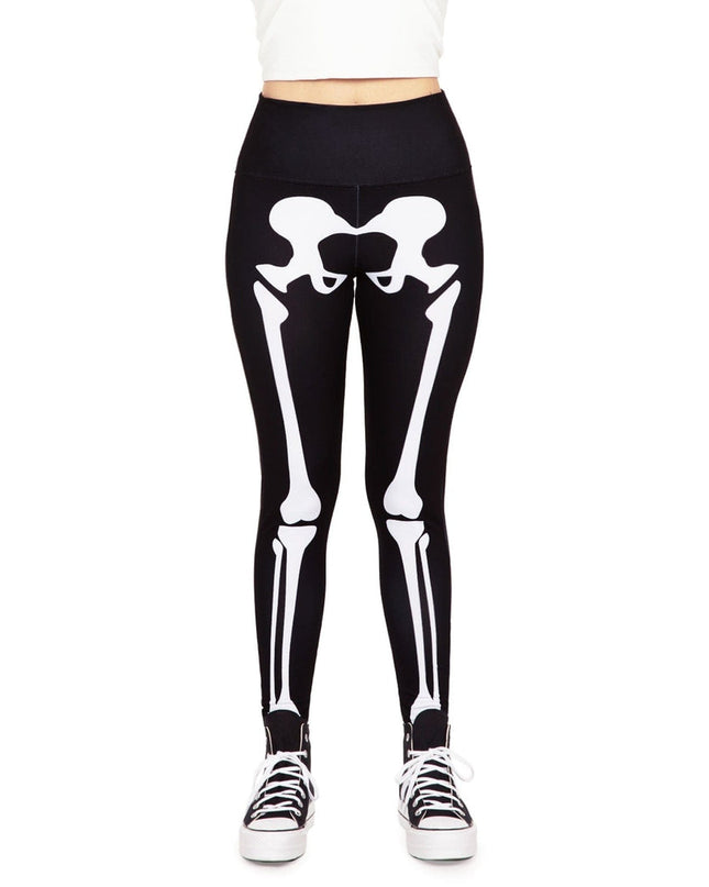 Skeleton High Waisted Leggings