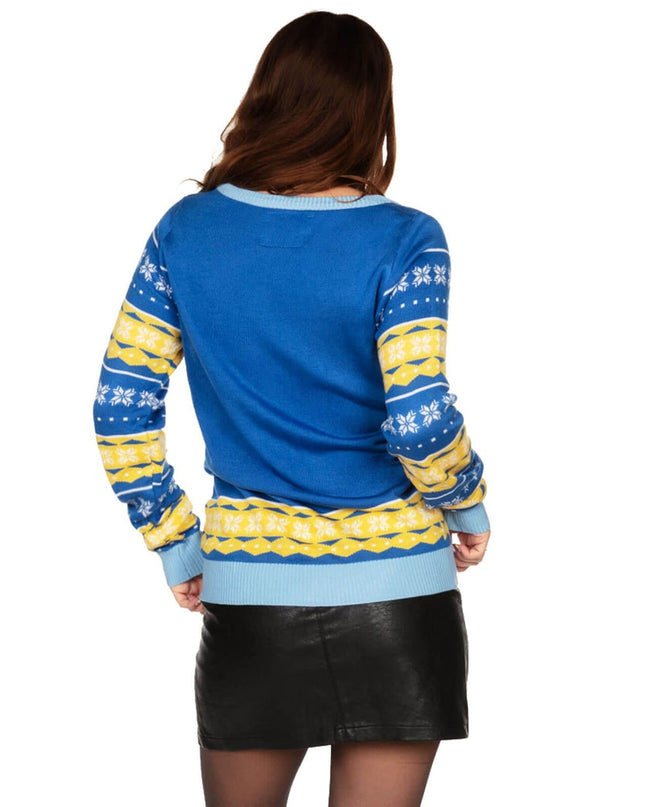 Women's Tinsel Star of David Sweater
