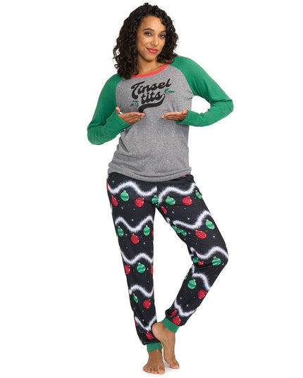 Women's Tinsel Tits Crew Neck Pajama Set