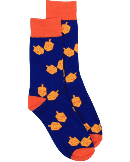 Men's Jewish Dreidel Socks (Fits Sizes 8-11M)