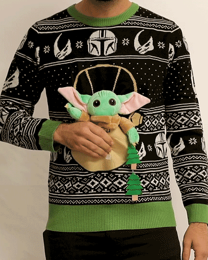 Star Wars Baby Yoda Ugly Christmas Sweater