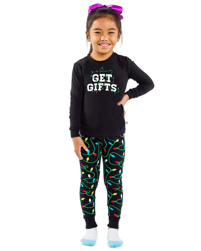 Girl's Get Gifts Crew Neck Pajama Set