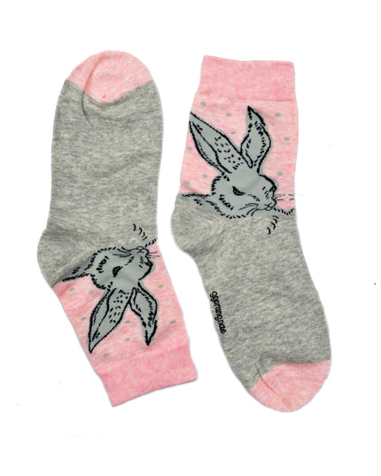 Fun Easter Socks - Zokni Bunny Design