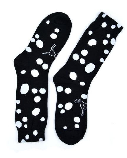 Fun Christmas Socks - Dalmatian Design