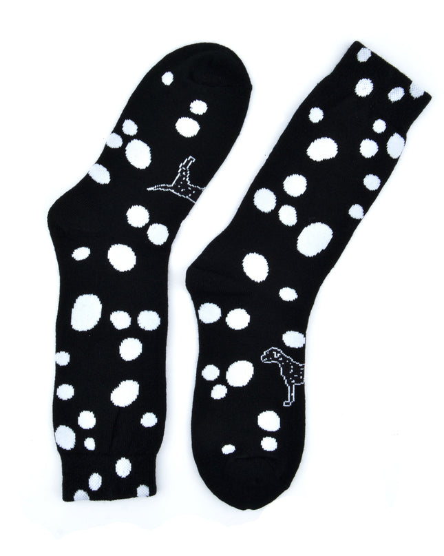 Fun Christmas Socks - Dalmatian Design