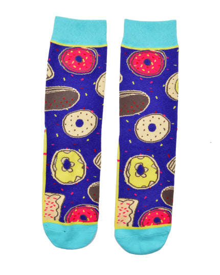 Fun Christmas Socks with Donut Design for All Ages