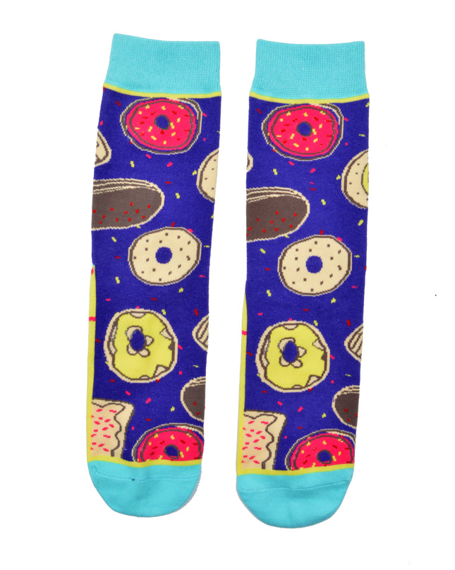 Fun Christmas Socks with Donut Design for All Ages
