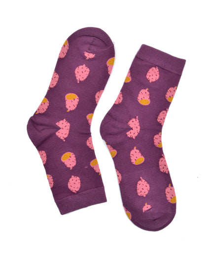 Zokni - Exotic Fruit II Fun Christmas Socks for Adults and Kids
