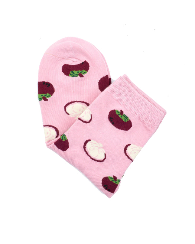 Fun Christmas Socks with Exotic Fruit IV Design for All Ages