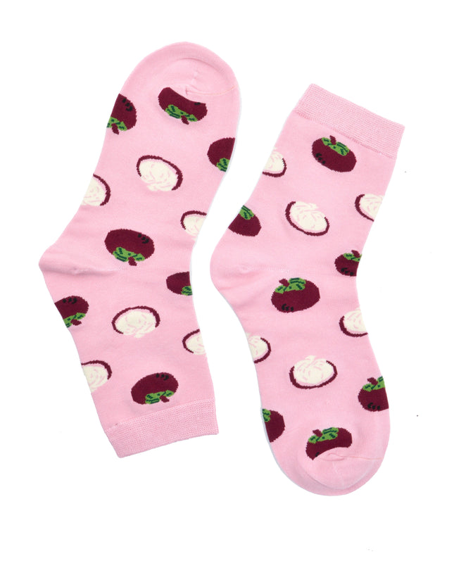 Fun Christmas Socks with Exotic Fruit IV Design for All Ages