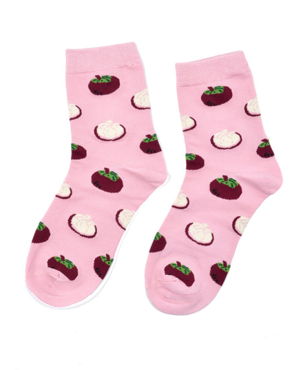 Fun Christmas Socks with Exotic Fruit IV Design for All Ages