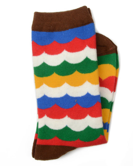 Colorful Wave Socks