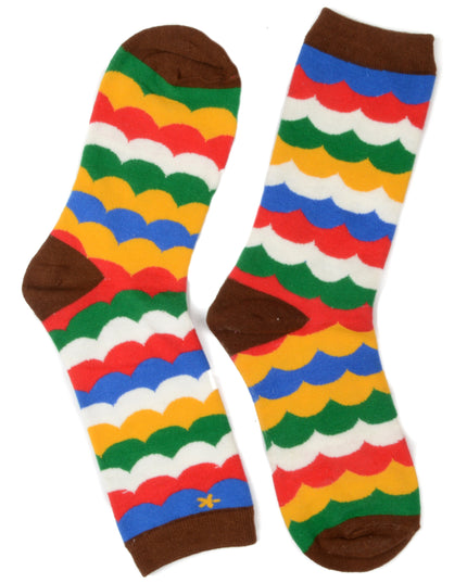 Colorful Wave Socks