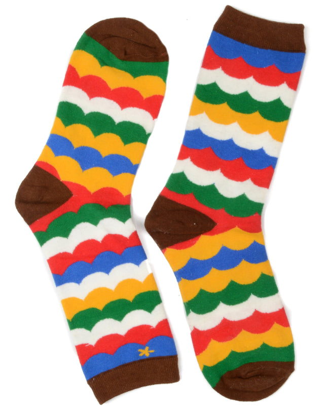 Colorful Wave Socks