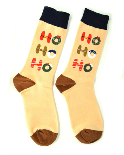 Fun Christmas Socks - Zokni Christmas Wreaths Design