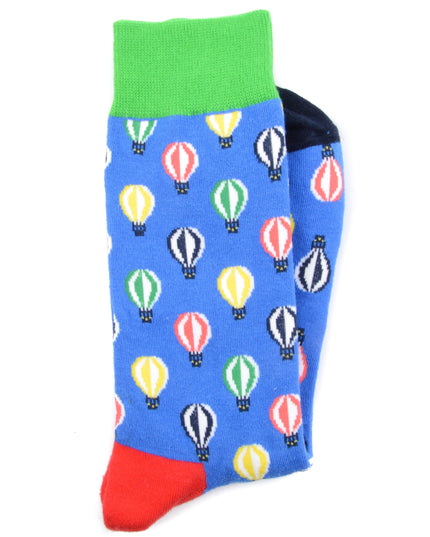 Fun Christmas Socks - Airship Theme