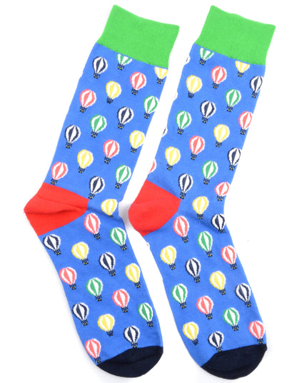 Fun Christmas Socks - Airship Theme