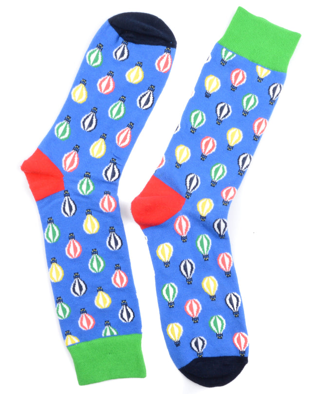 Fun Christmas Socks - Airship Theme