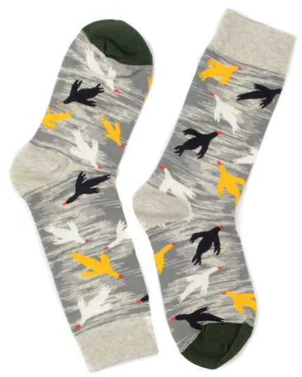 Bird Fun and Colorful Socks
