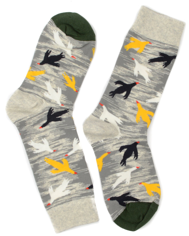 Bird Fun and Colorful Socks