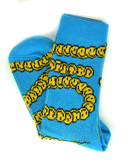 Fun Christmas Socks - Smiley Snake Design