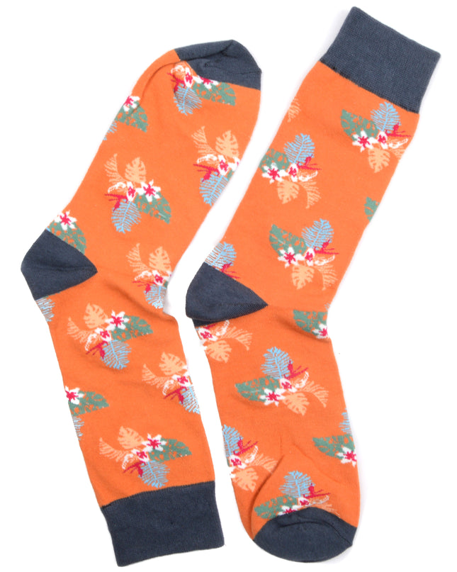 Fun Christmas Socks - Zokni Monstera Design