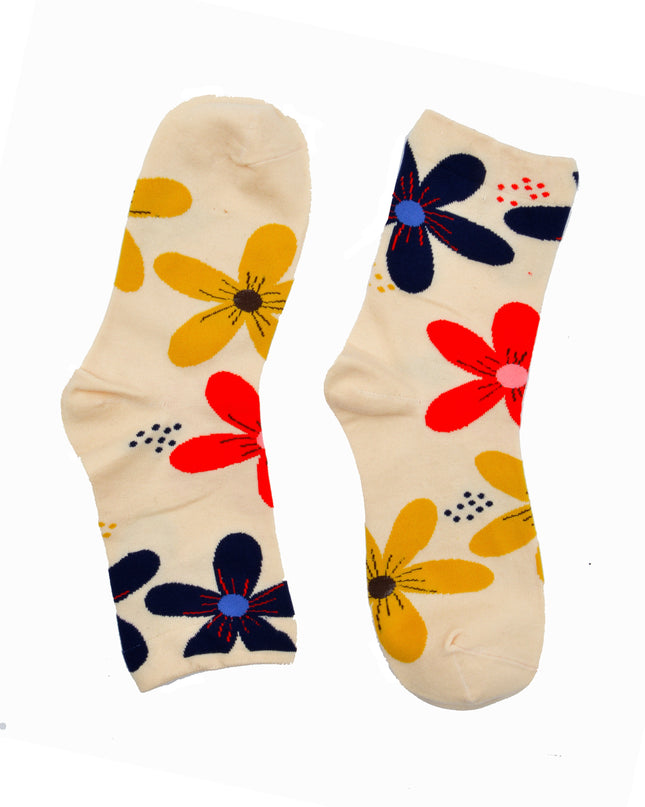Festive Floral Socks VI